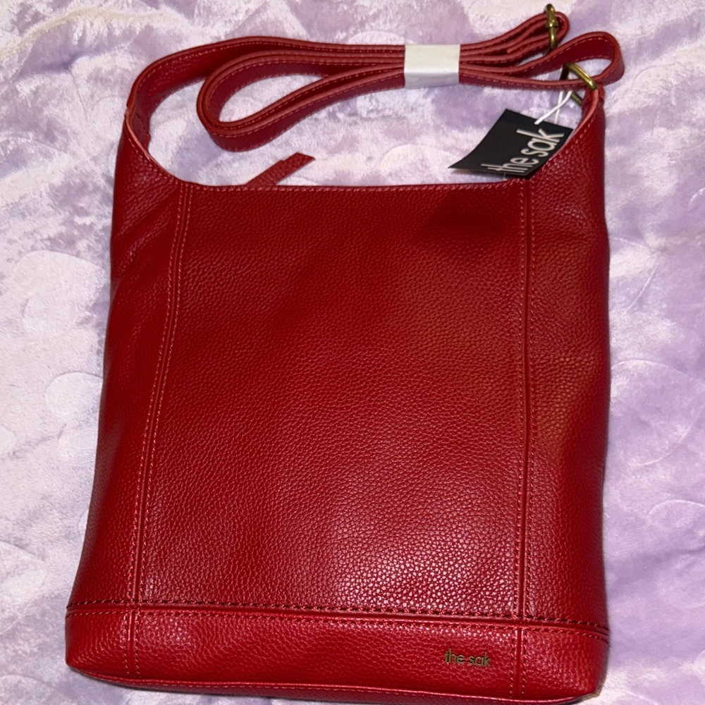The Sak Cherry Red Shoulder Bag